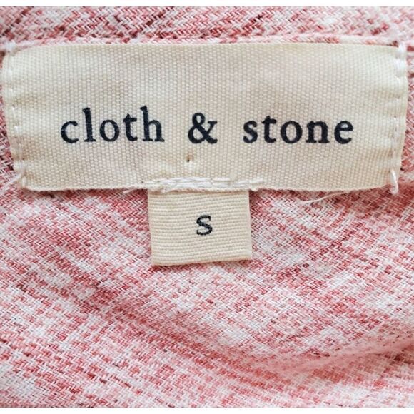 Cloth & Stone Pink Linen Lightweight Tank Top Small - Picture 6 of 8